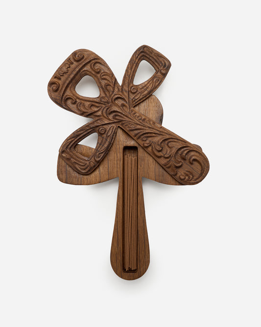 Key Oak Incense Holder