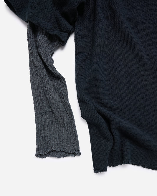 Egyptian Linen Double Sleeve - Faded Black