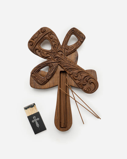 Key Oak Incense Holder