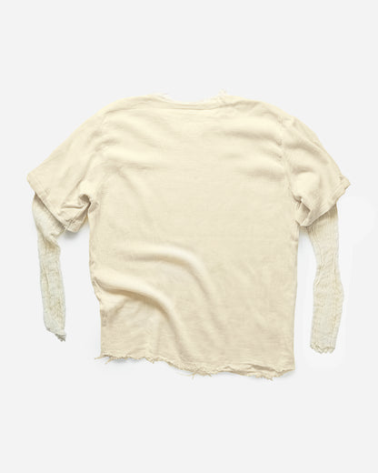 Egyptian Linen Double Sleeve - off-white