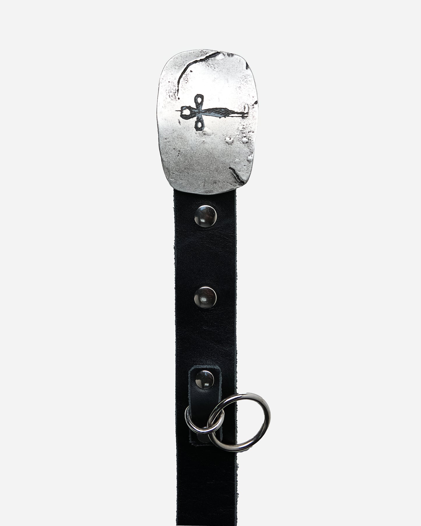 Key Plate Buckle Belt