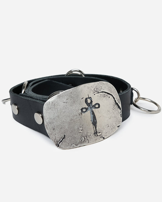 Key Plate Buckle Belt