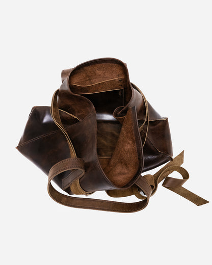 Suede Strap Tote Bag