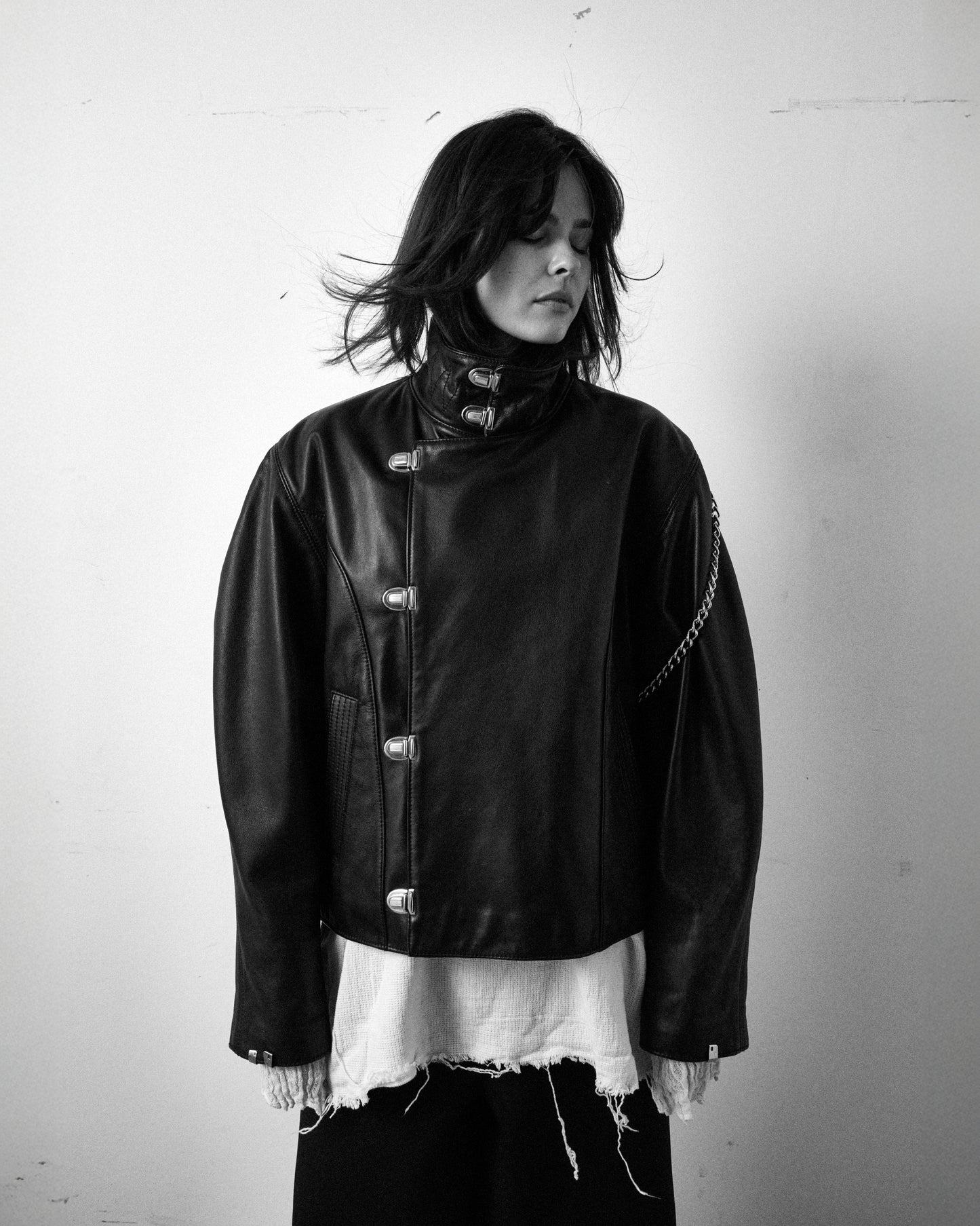 Protection Leather Jacket