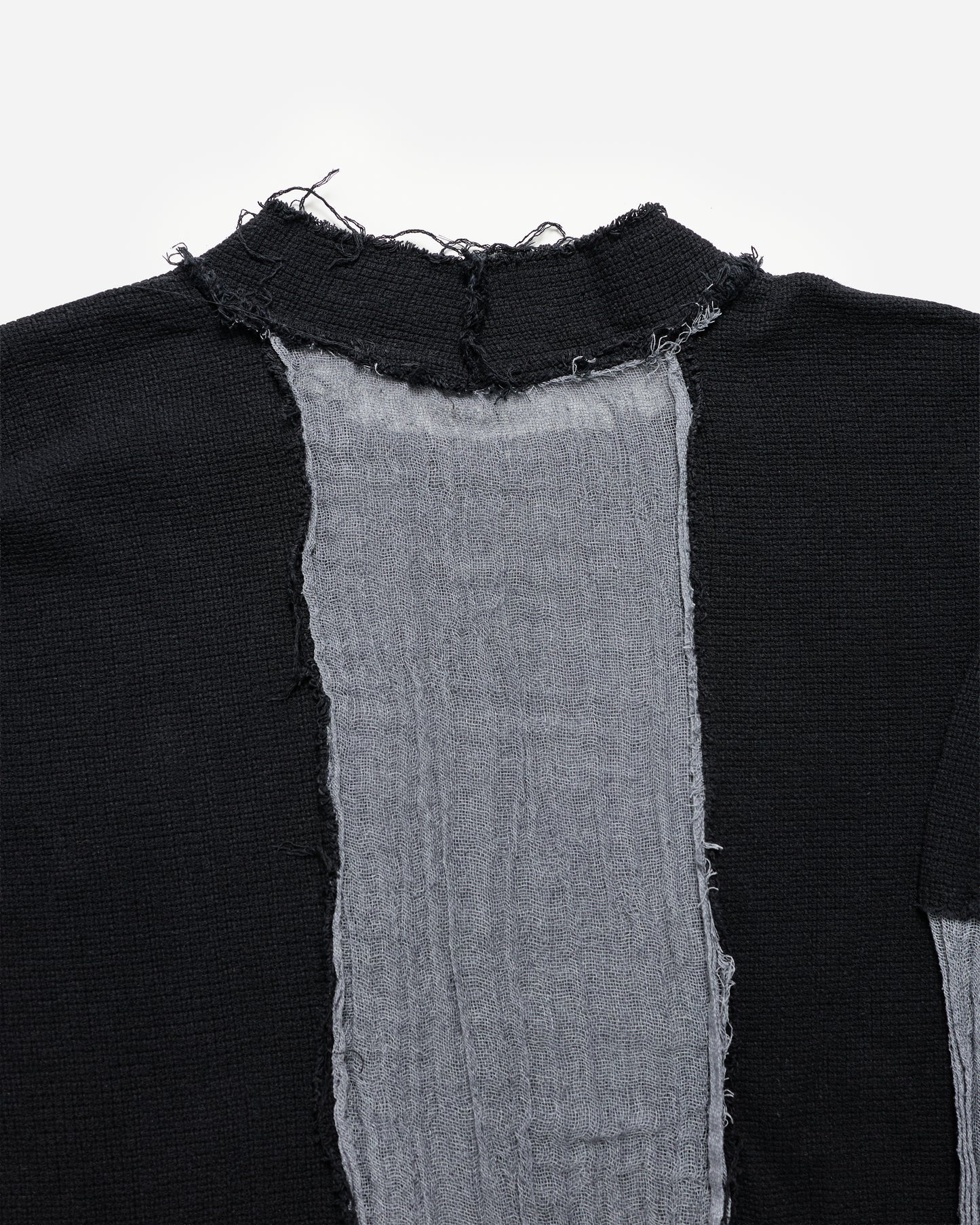 Split Linen Double Sleeve - Grey