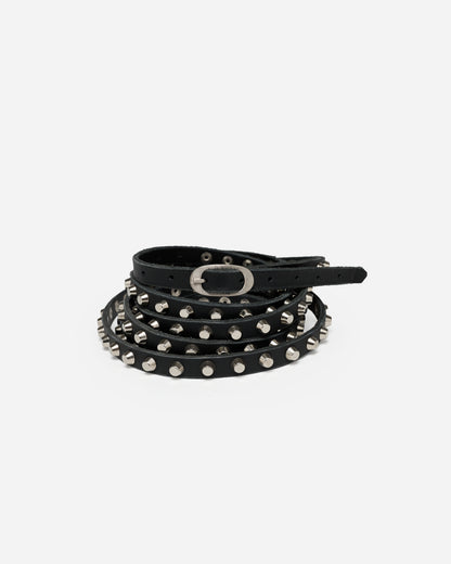 Triple Wrap Studded Belt
