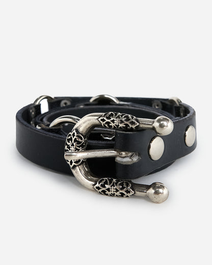 Ornate Horseshoe Buckle Belt