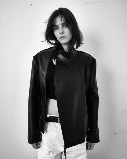 Asymmetric Biker Jacket