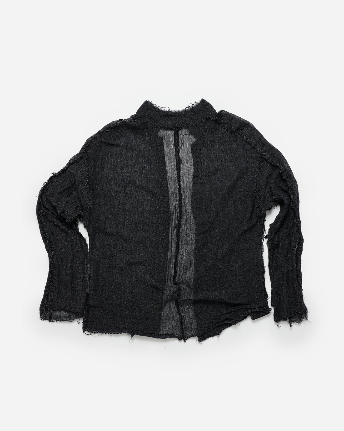 Raw Linen Layer - Black