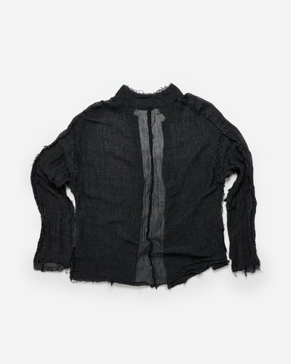 Raw Linen Layer - Black