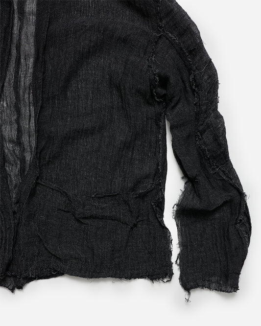 Raw Linen Layer - Black