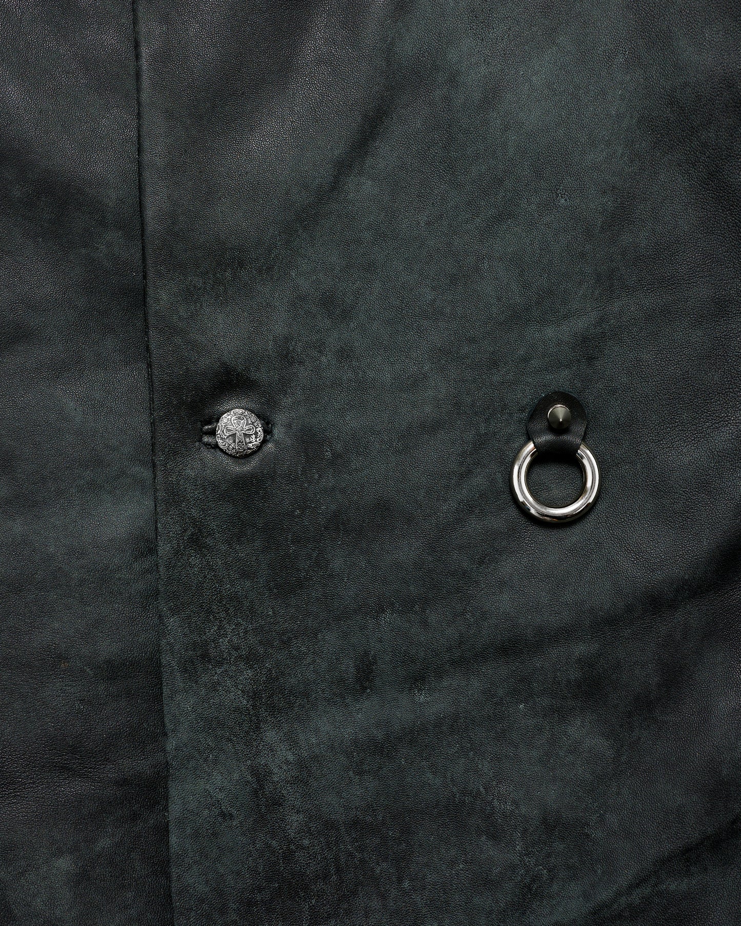 Vestige Leather Jacket – Oxidized Charcoal